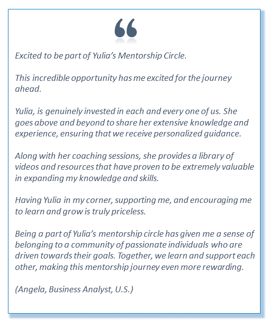 BA Mindset Mentorship Circle (Video Library)