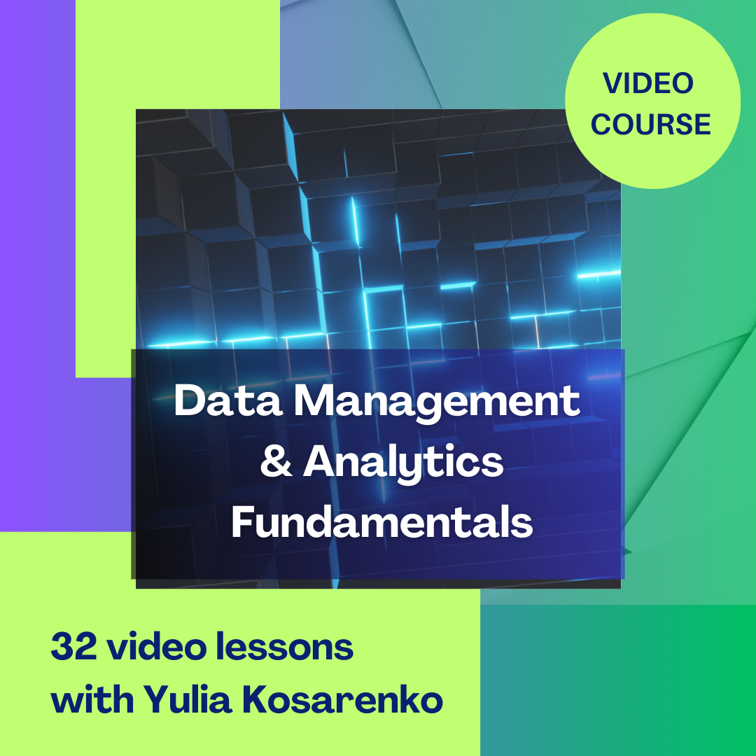 Data Management & Analytics Fundamentals