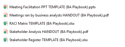 Business Analysis Playbook