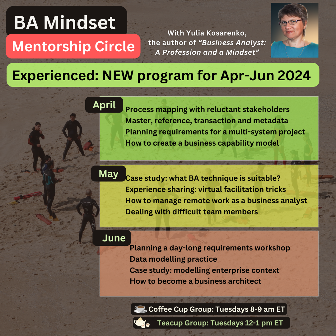 BA Mindset Mentorship Circle (Experienced)