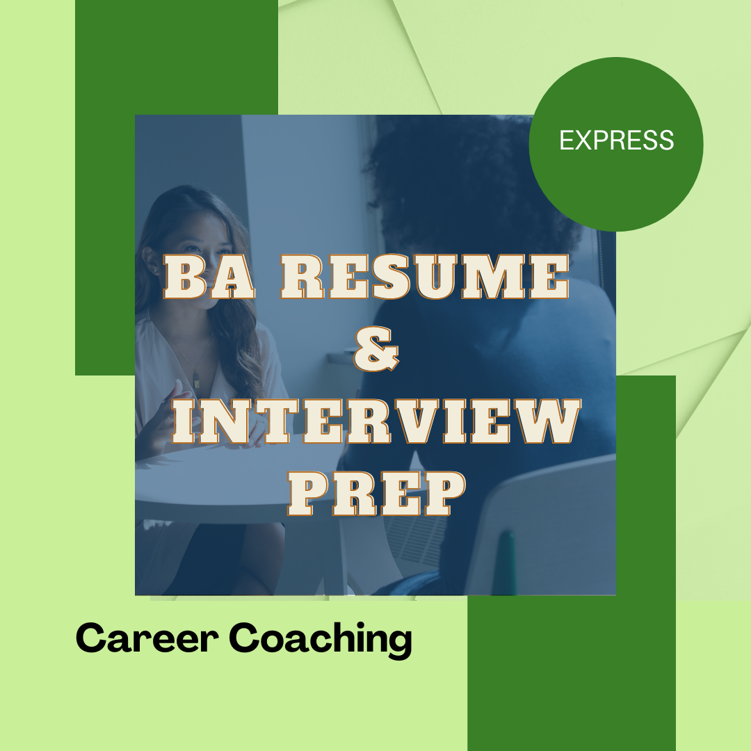 Business Analysis Career Coaching (Express 1 hour)