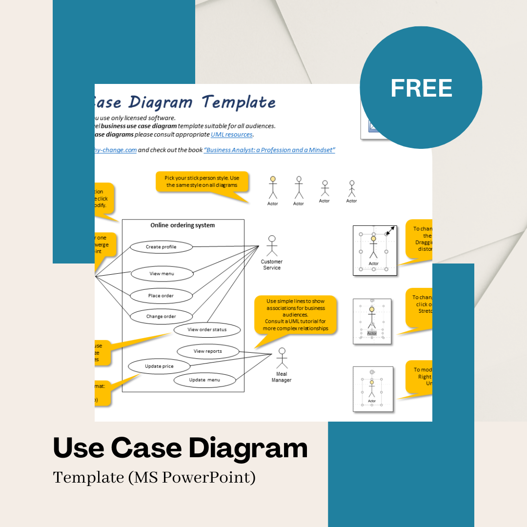 FREE Business Use Case Diagram Template (PowerPoint)