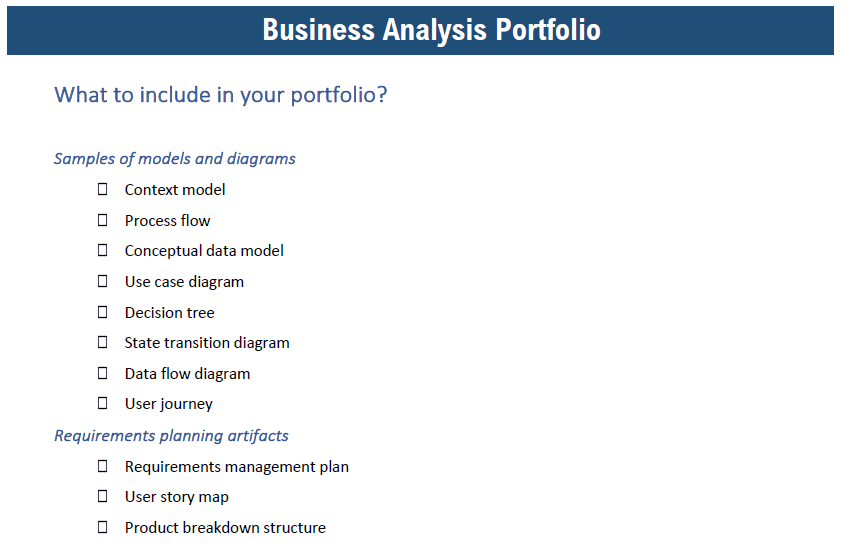 FREE Business Analysis Interview Prep Handouts